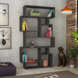 Hanah Home Estantería Anthracite